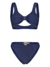 Paramidonna Salma Bow-design Bikini In Blue