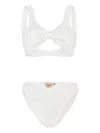 Paramidonna Salma Bow-design Bikini In White