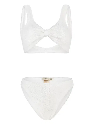Paramidonna Salma Bow-design Bikini In White