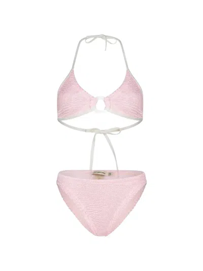 Paramidonna Samantha Ring-detail Bikini In Pink
