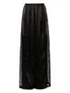 Paramidonna Sarah Wide-leg Trousers In Black