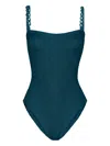 Paramidonna Scarlett Chain-straps Swimsuit In Blue
