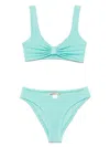 Paramidonna Seersucker Bikini In Blue
