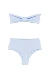 Paramidonna Seersucker Bikini In Blue