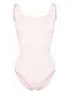 Paramidonna Sophia Crinkled One-piece In Pink