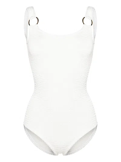 Paramidonna Sophia Crinkled One-piece In White