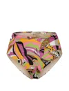 Paramidonna Stas Abstract-print Bikini Bottoms In Multi
