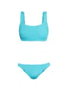 Paramidonna Textured Bikini In Blue