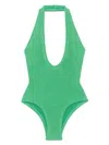 Paramidonna V-neck Swimsuit In Green
