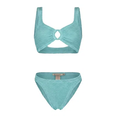 Paramidonna Women's Green Irina Aquamarine In Blue