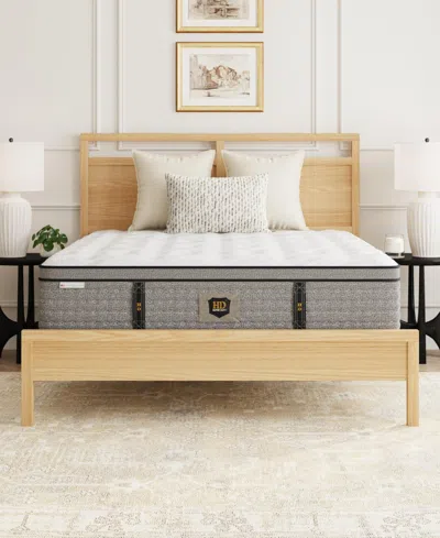 Paramount Hd Phillip 14" Medium Firm Euro Top Mattress, Twin Xl In Transparent