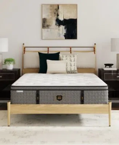 Paramount Hd Pierce 14 Medium Firm Euro Pillow Top Mattress Collection In Transparent