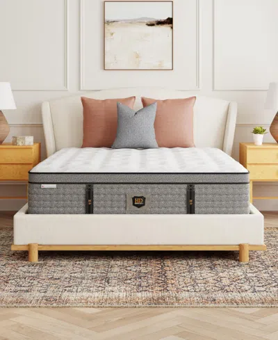 Paramount Hd Vincent 15" Plush Pillow Top Mattress, Full In Transparent