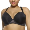 Paramour Carolina Seamless Plunge Racerback Bra - 115011 In Black