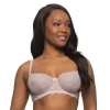 Paramour Lola Lace Demi Underwire Unlined Balconette Bra 125181 In Gray