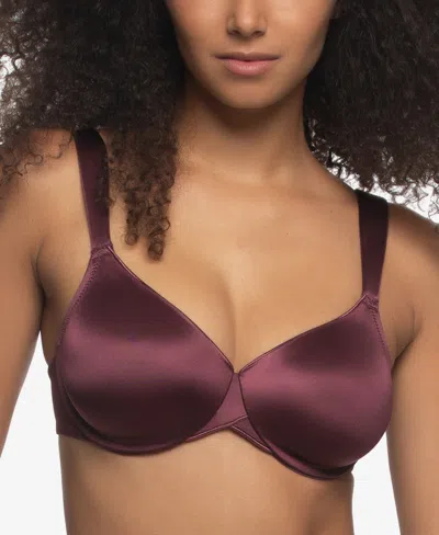 Paramour Stellar Satin Unlined Underwire Bra In Purple