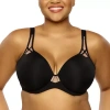 Paramour Plus Size Amaranth Lightweight Lightly Lined Underwire Bra In Black