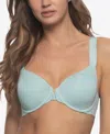 Paramour Utopia Front Close Racerback Bra In Blue
