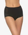 Paramour Women's Marvelous Seamless Side-smoothing Panty In Black