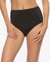 Paramour Women's Prima High Waist Lace Shaping Brief In Black
