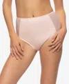 Paramour Women's Prima High Waist Lace Shaping Brief In Pink