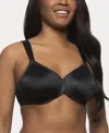 Paramour Women's Stellar Satin Unlined Underwire Bra In Black