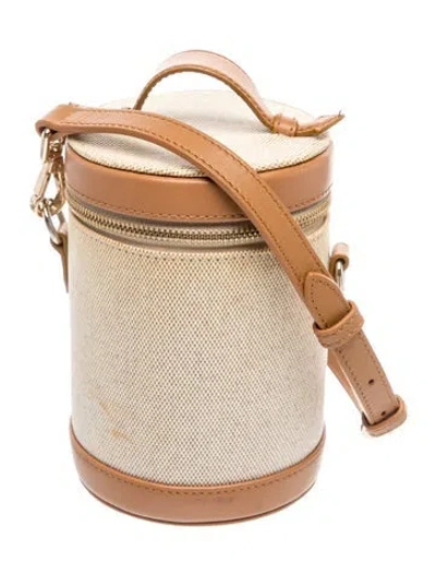 Pre-owned Paravel Canvas Top Handle Bag In Neutral