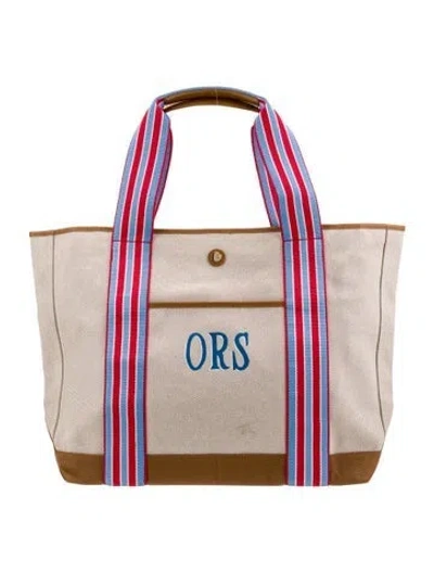 Pre-owned Paravel Canvas Tote In Neutral