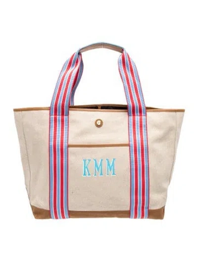 Pre-owned Paravel Canvas Tote In Neutrals