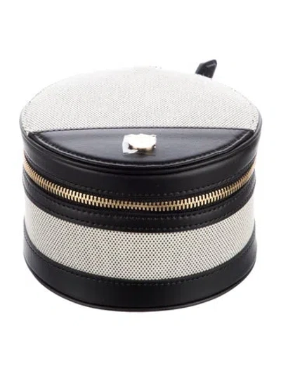 Pre-owned Paravel Canvas Travel Case In Black/neutrals