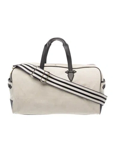 Pre-owned Paravel Canvas Weekender Bag In Neutral