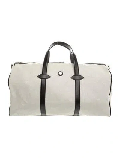Pre-owned Paravel Canvas Weekender Bag In Neutrals