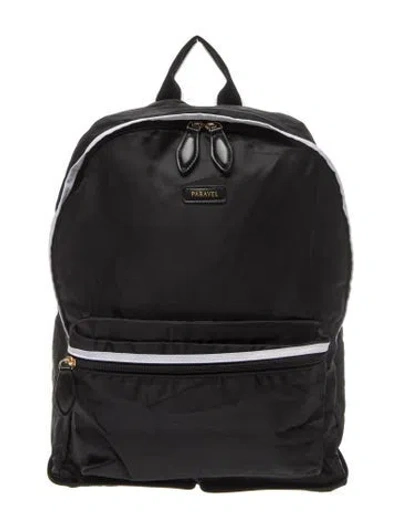 Pre-owned Paravel Nylon Backpack In Black