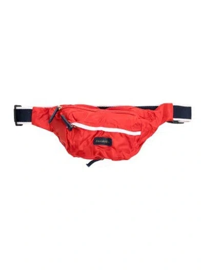 Pre-owned Paravel Nylon Belt Bag In Red