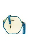 Parchita Women's Bandolera Honey Crossbody Bag In Beige Multi In Sand