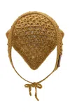 Pardohats Exclusive Riviera Crocheted Bandana In Gold