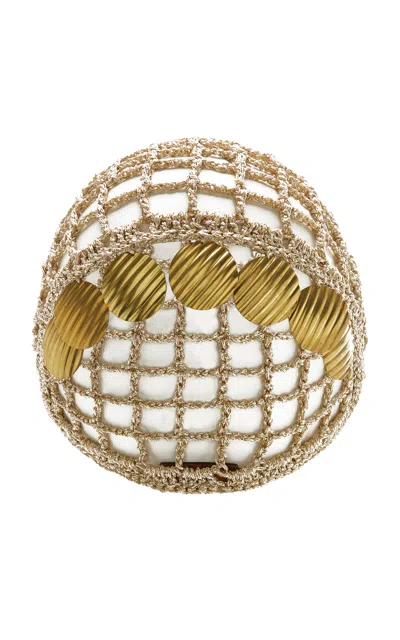 Pardohats Exclusive Riviera Crocheted Cap In Gold