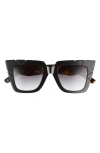 Pared 48mm Gradient Cat Eye Sunglasses In Black