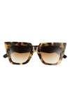 Pared 48mm Gradient Cat Eye Sunglasses In Dark Tortoise