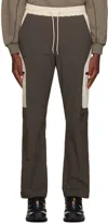 Parel Studios Gray & Off-white Vinson Sweatpants In Ash/cream