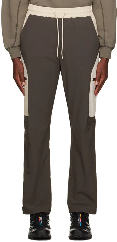 Parel Studios Gray & Off-white Vinson Sweatpants In Ash/cream