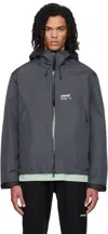 Parel Studios Gray Senja Jacket In Iron Grey
