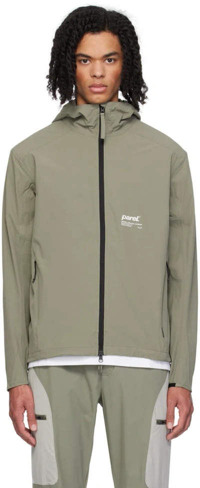 Parel Studios Green Teide Jacket In Dusty Green