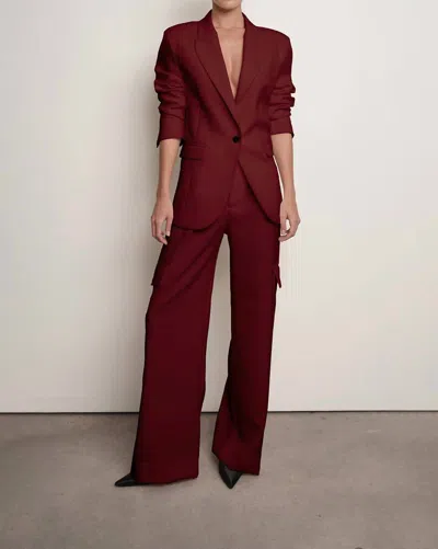 Parentezi Aria Blazer In Burgundy
