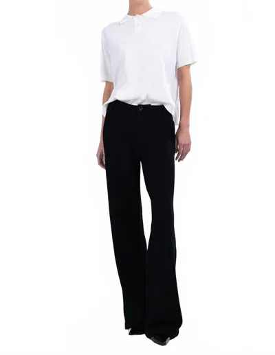 Parentezi Beatrice Knitted Straight Leg Pants In Black