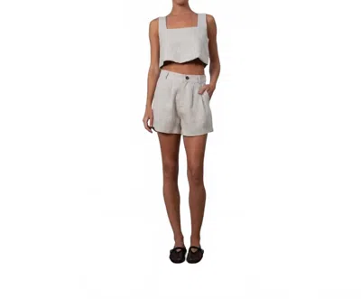 Parentezi Candy Crop Top In Oat In Brown
