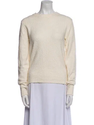 Pre-owned Parentezi Crew Neck Long Sleeve Sweatshirt In Neutral