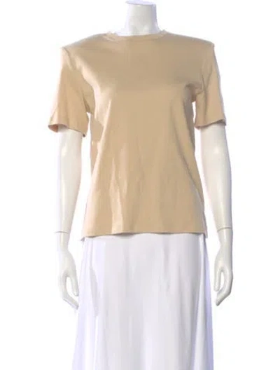 Pre-owned Parentezi Crew Neck Short Sleeve T-shirt In Neutrals