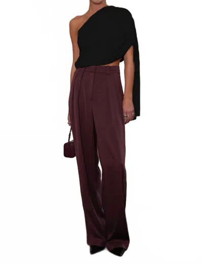 Parentezi Elsa Asymmetrical Top In Black