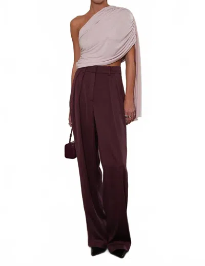 Parentezi Elsa Asymmetrical Top In Rose In Multi